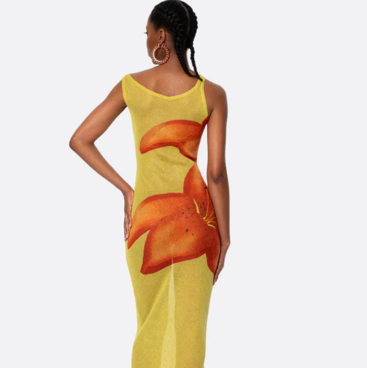 Florence Carter | Floral Fishtail Maxi Dress For Women