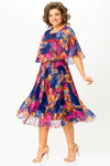 Evie Doyle | Floral Flutter Sleeve Midi Dress For Women
