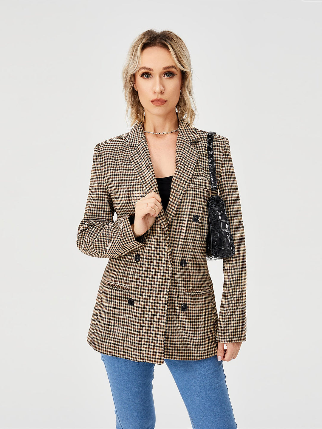 Clementine Ashford | Houndstooth Work Jacket For Women