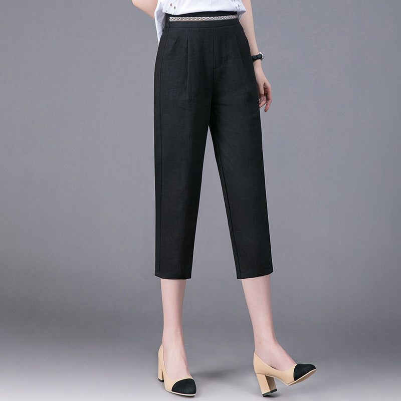 Paige Sterling | Linen Harem Pants For Women