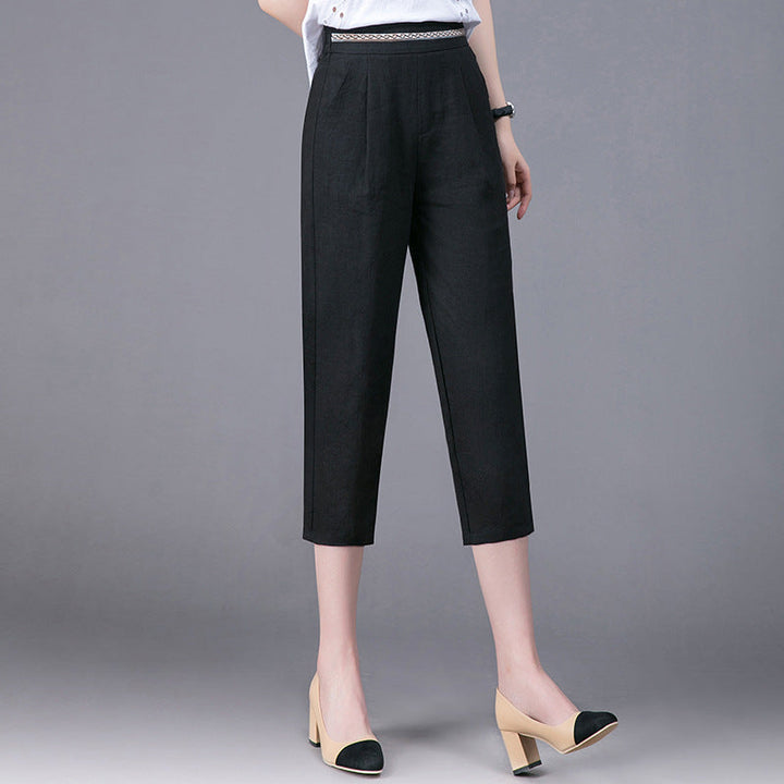 Paige Sterling | Linen Harem Pants For Women