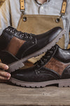 Hugh Kingsley | Retro Leather Boots For Men