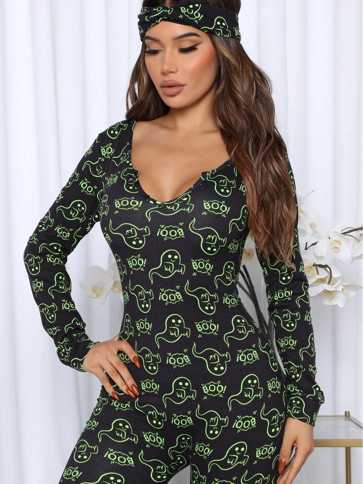 Black Cat Society | Black Cat Halloween Jumpsuit For Women
