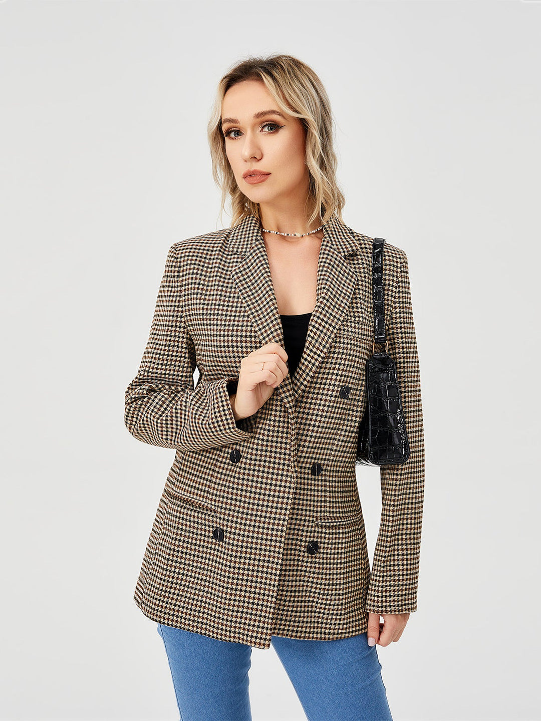 Clementine Ashford | Houndstooth Work Jacket For Women