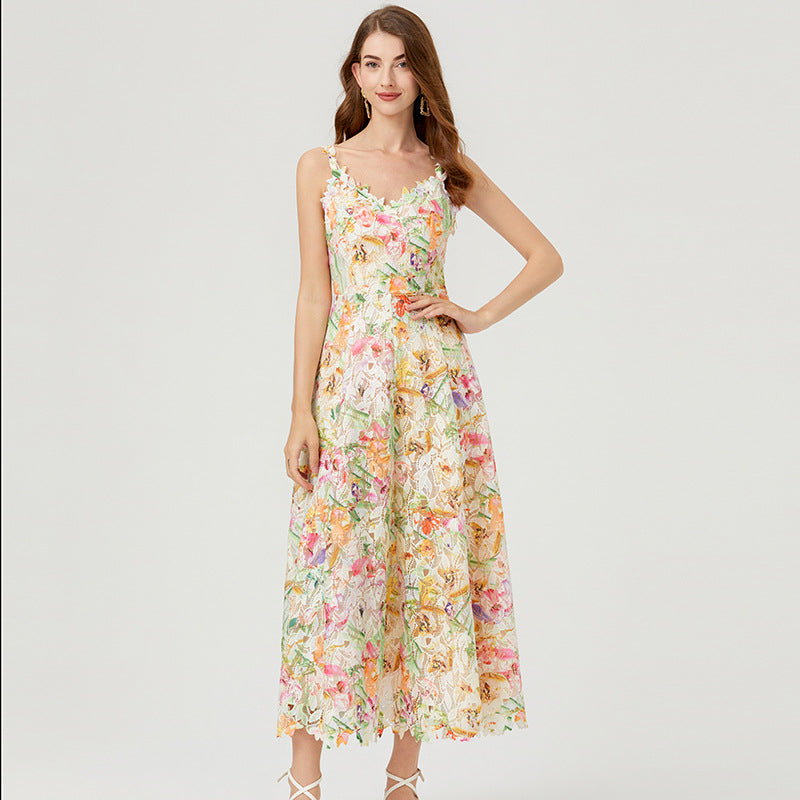 Niamh Farrell | Floral Lace Races Dress For Women