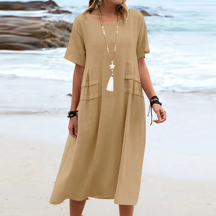 Georgia Blackwood | Relaxed Linen Summer Dress For Women