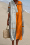Paige™ | Geometric Striped Dress