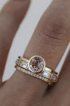 Elegant Ring with Inlay