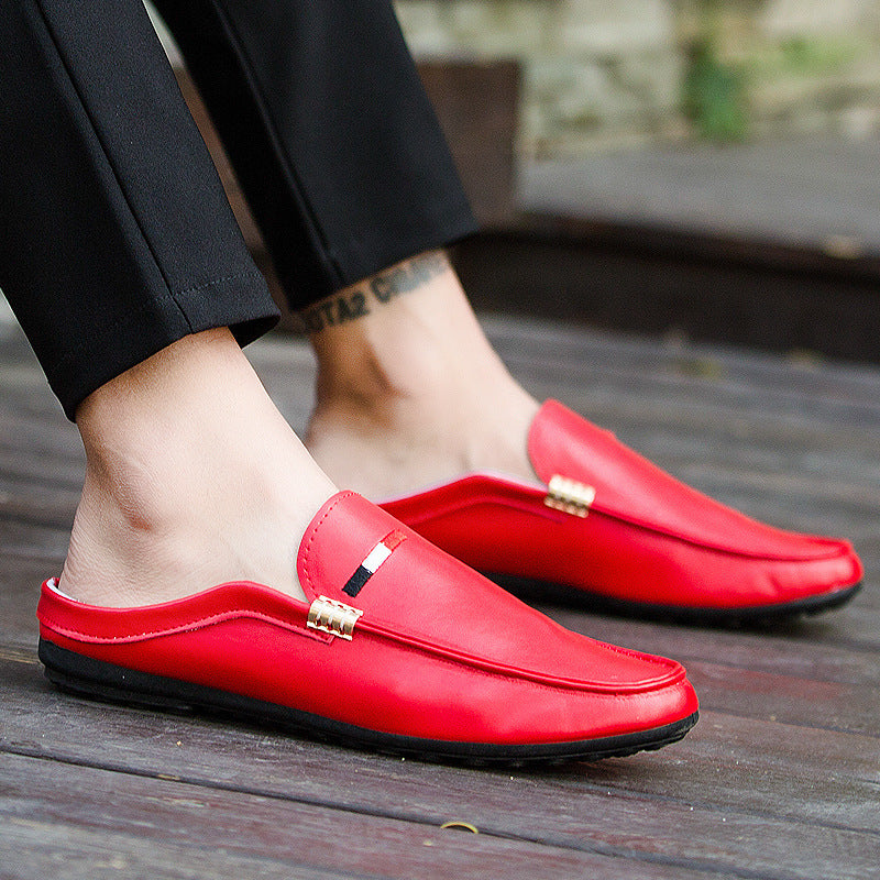 Reece Harding | Premium Leather Loafer Mules For Men