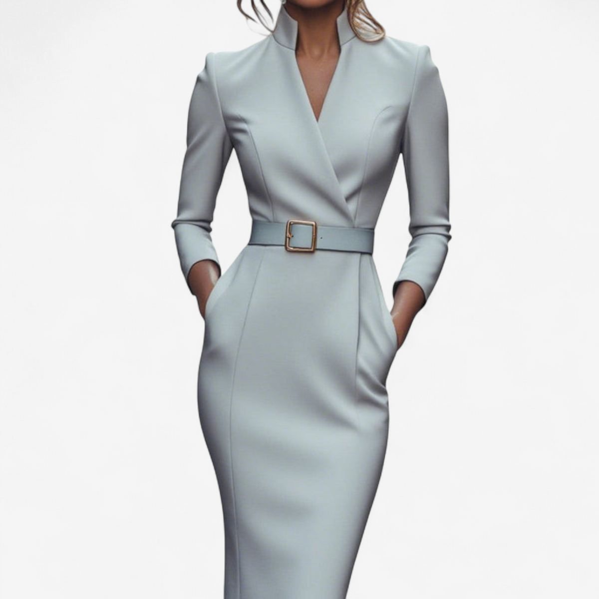 Abilene | Women’s Belted Dress with Waist Belt