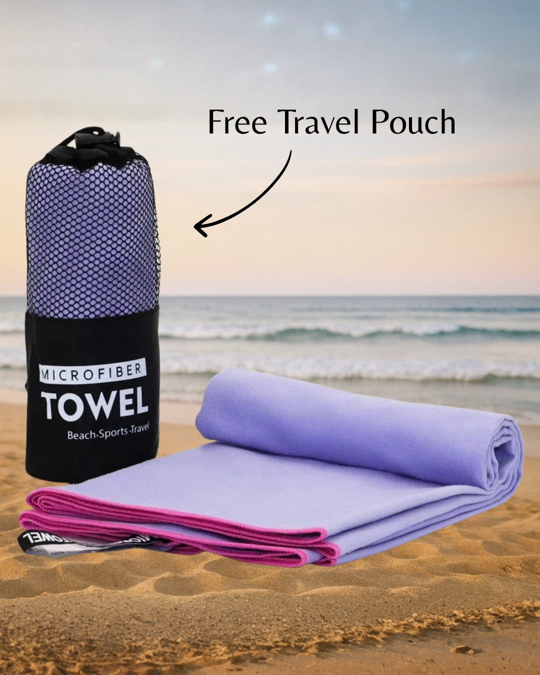 Belle | Women’s Microfiber Travel Towel with Quick-Dry