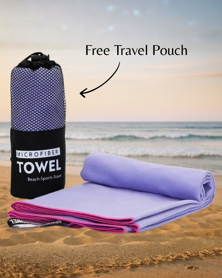 Belle | Microfiber Travel Towel Quick-Dry, Odor-Free &amp; Compact