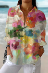 Elara™ | Watercolour Dreams Blouse