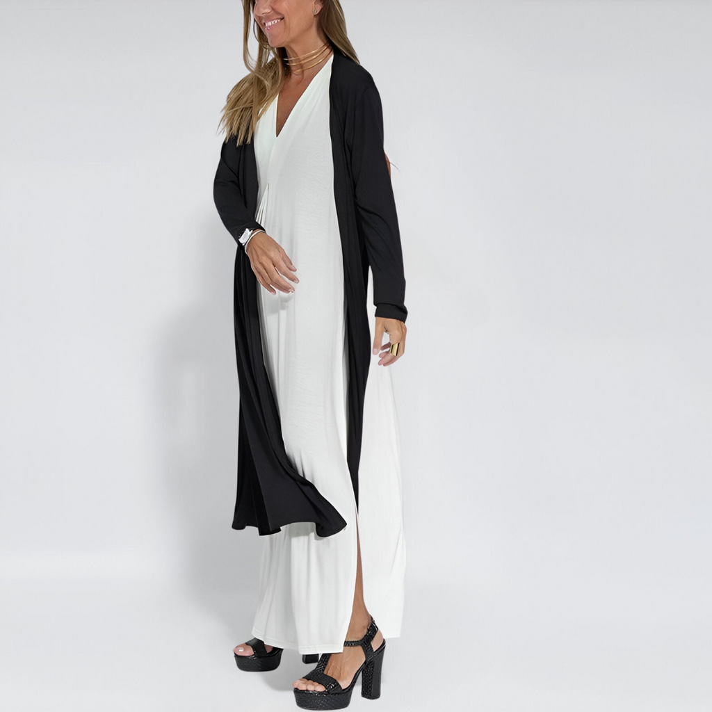 Leanne  | Women’s Elegant Summer Dress with Free Cardigan