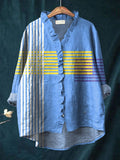 Palmer | Women’s Timeless Blouse with Ruffle Front
