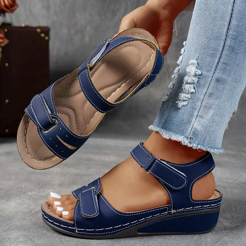 Alana | Women’s Wedge Sandals with Adjustable Straps
