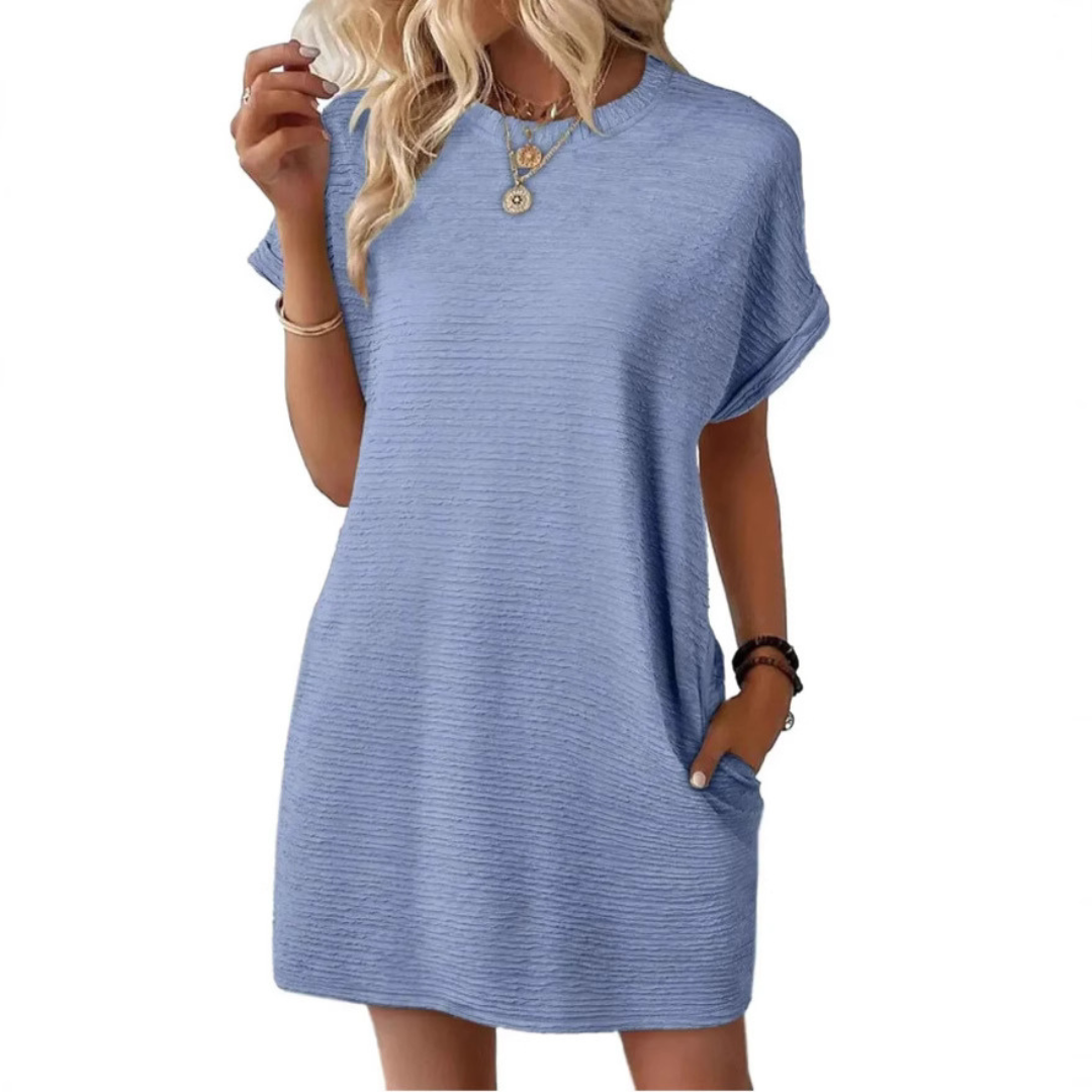Tara | Women’s Oversized T-Shirt Dress with Pockets