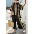 Dakota | Women’s Striped Two-Piece Set with Waist-Defining Comfort