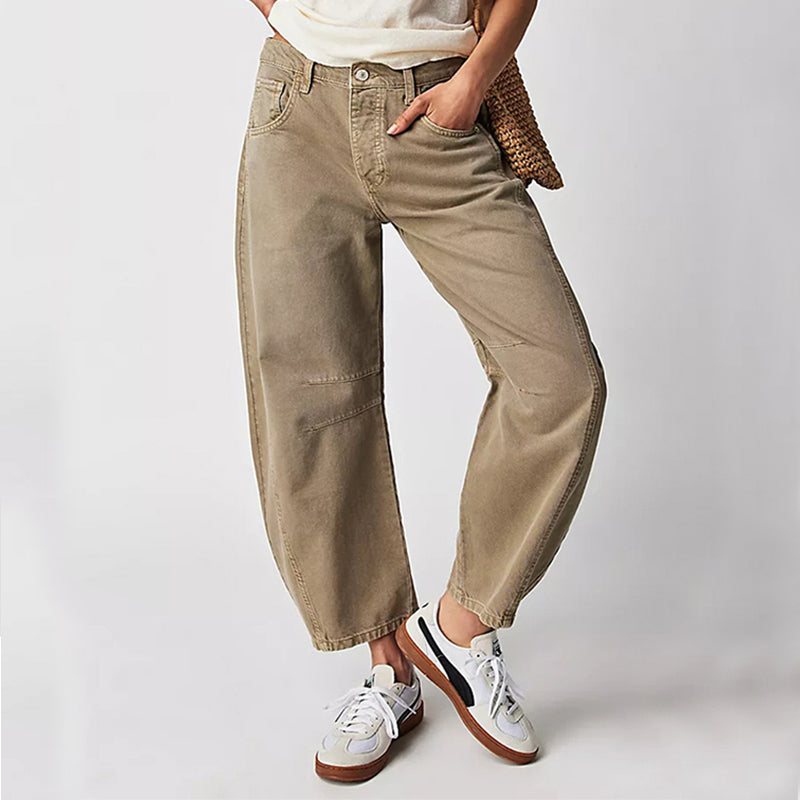 Sienna Barrett | Wide-Leg Straight Trousers For Women