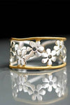 Irregular Flower Ring with Hollow Pattern