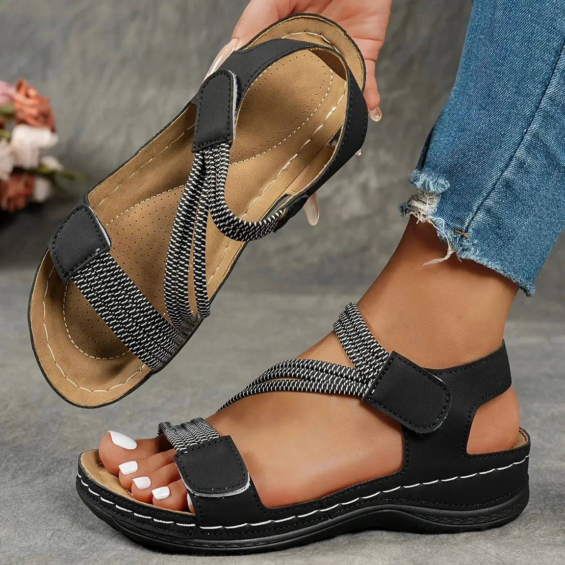 Sloane | Women’s Comfort Sandals with Adjustable Straps