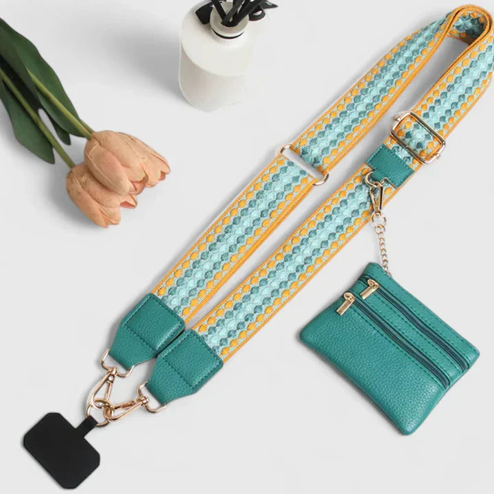 Delyora | Women’s Elegant Phone Holder with Crossbody Strap