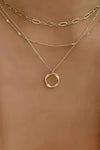Retro Gold Layered Necklace