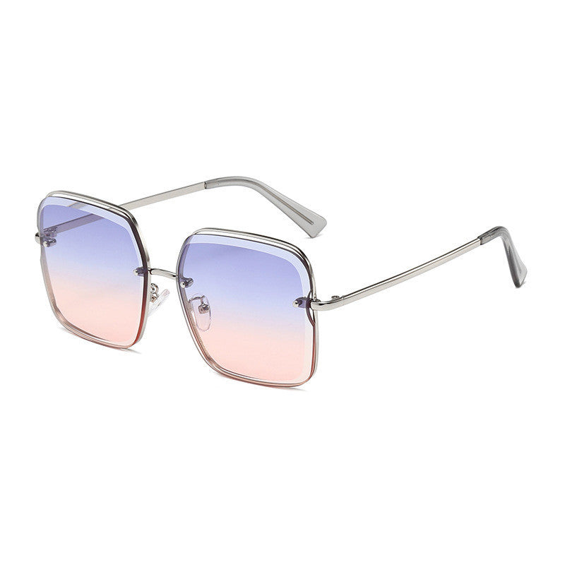 Celina | Women’s Rimless Statement Sunglasses with Gradient Lenses
