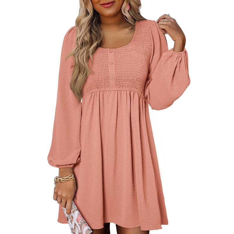 Penny | Women’s Penny Smocked Dress with Puff Sleeves