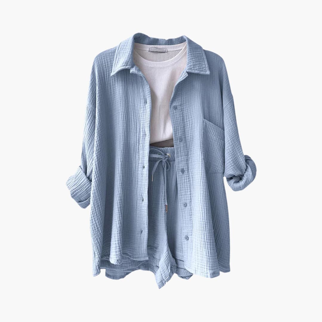 Rosalie | Women’s Casual Two Piece Set with Shorts