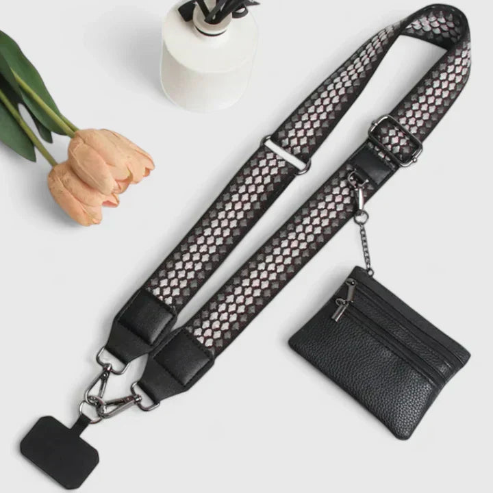 Delyora | Women’s Elegant Phone Holder with Crossbody Strap
