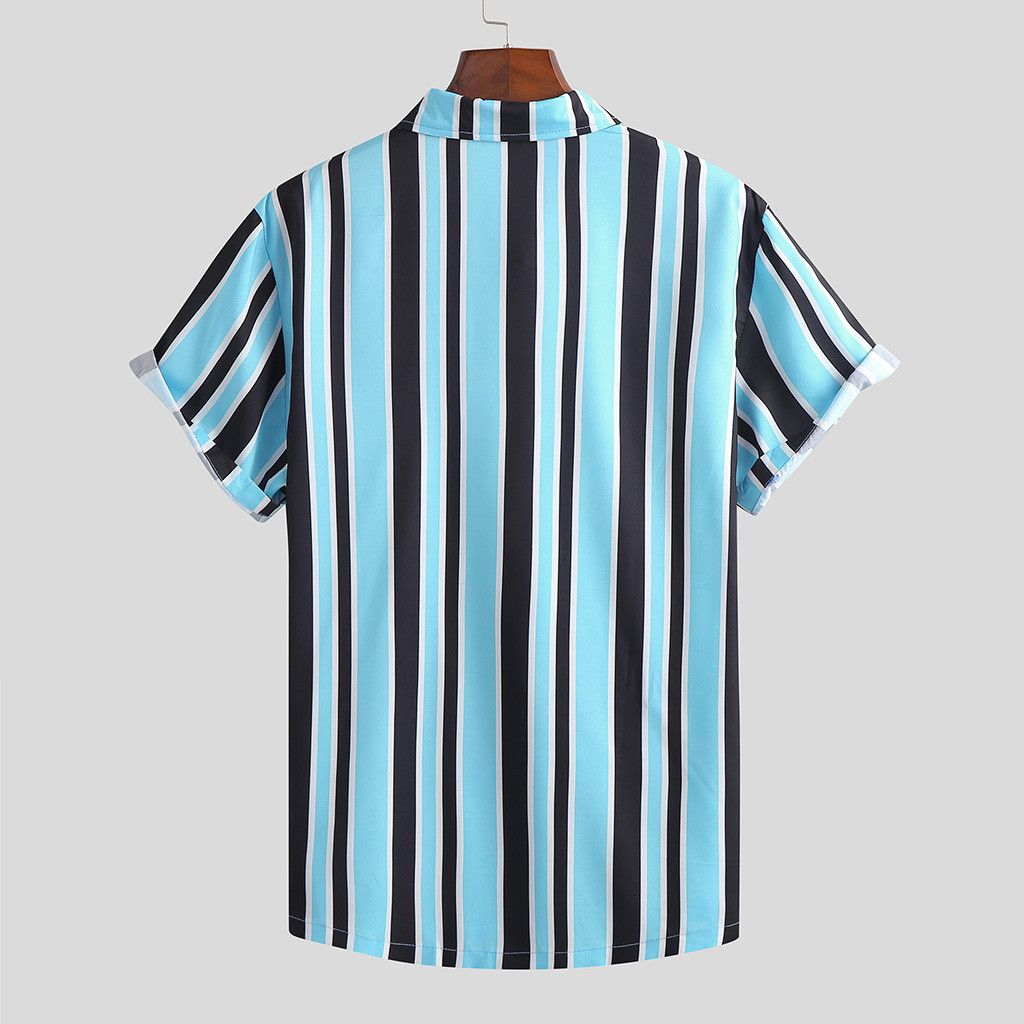 Ryan Walsh | Striped Short Sleeve Shirt For Men