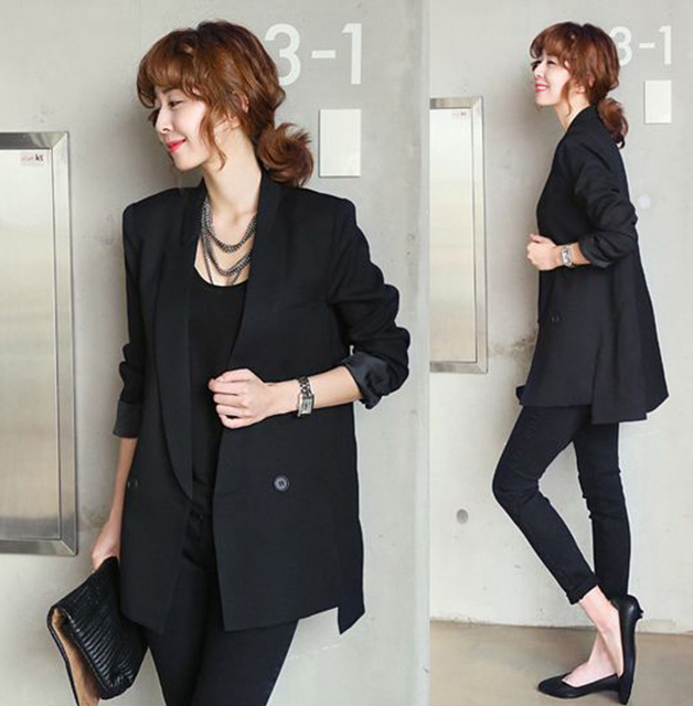 Piper Nolan | Chic Notched Collar Blazer For Women