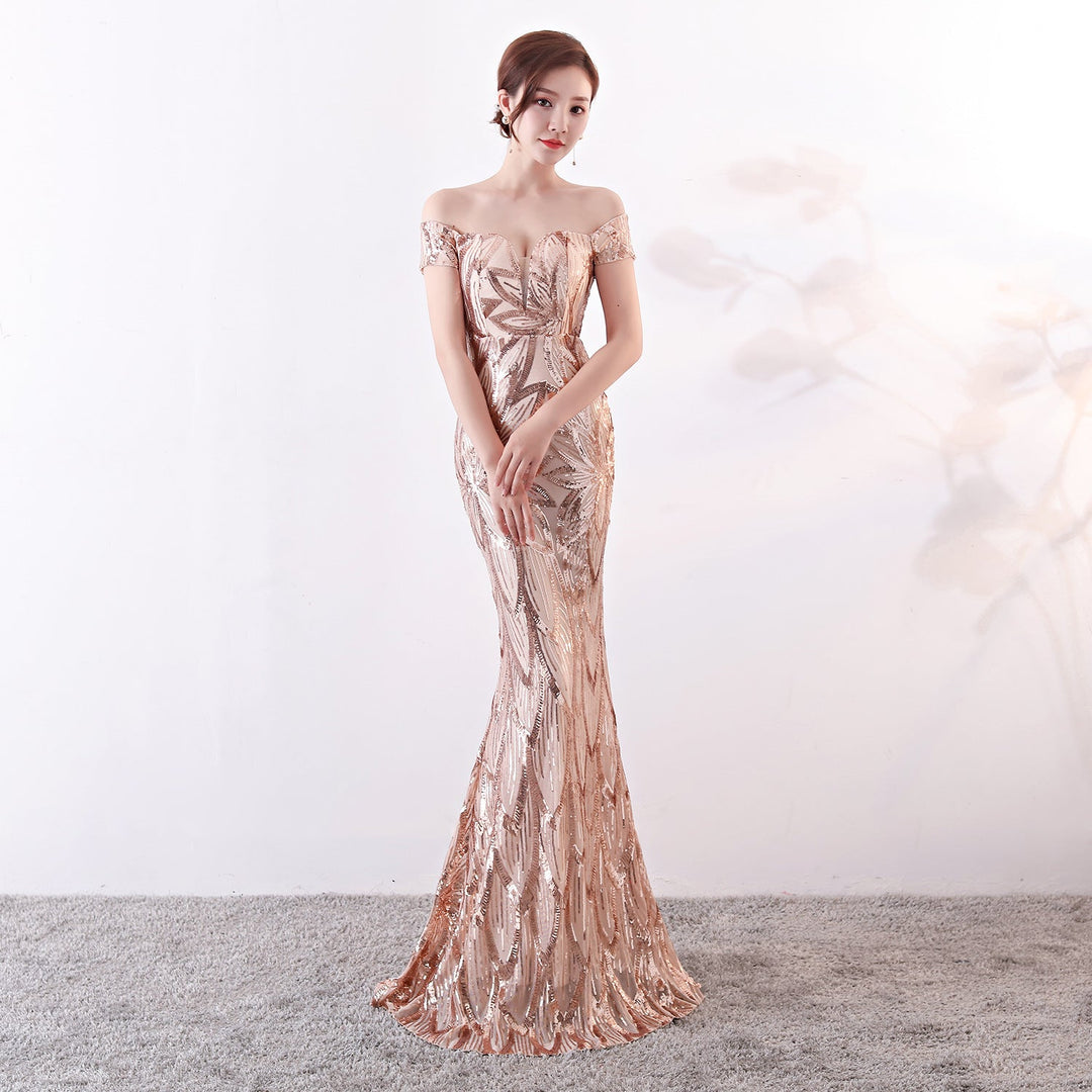 Adelaide Fitzgerald | Sequined Formal Dress For Women