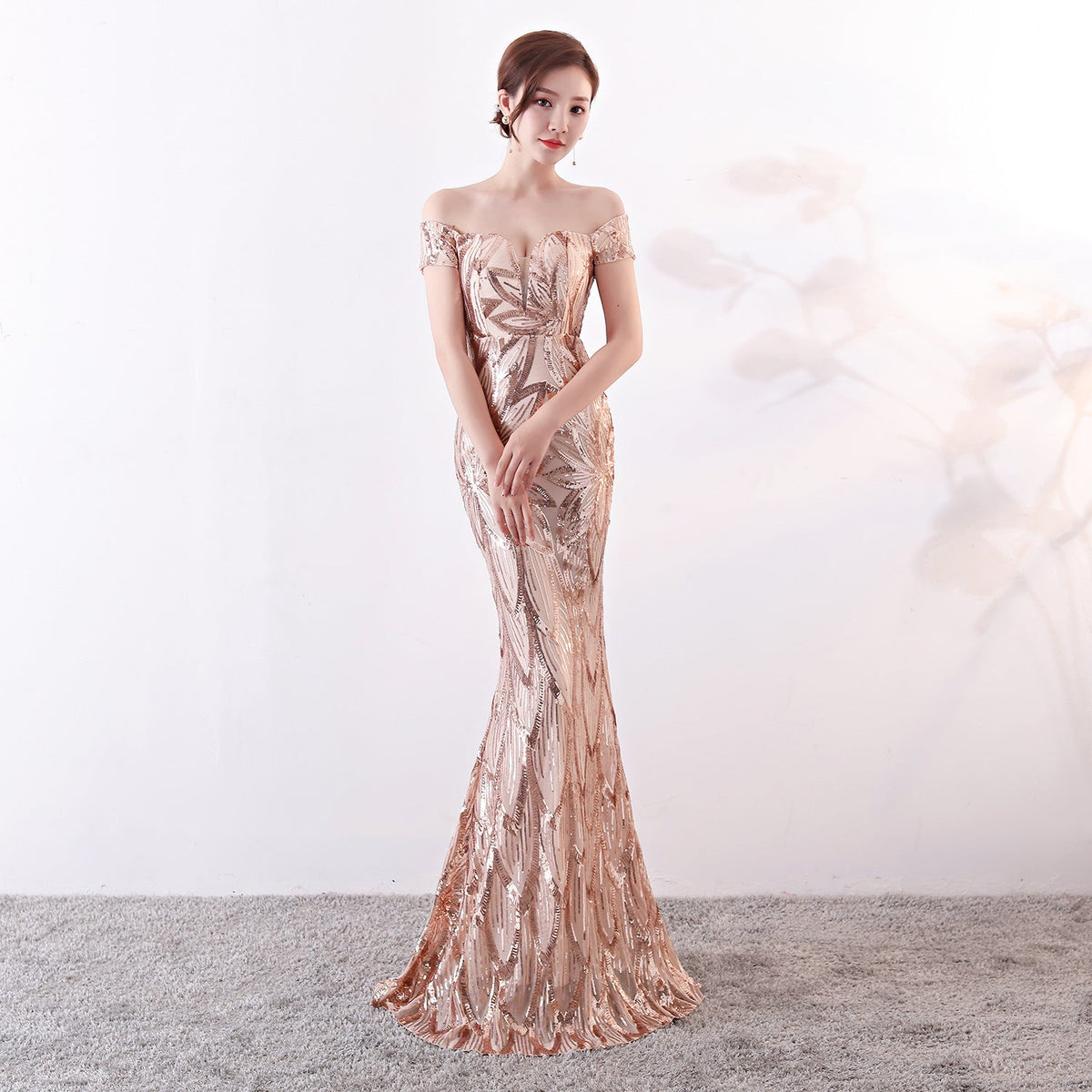 Adelaide Fitzgerald | Sequined Formal Dress For Women