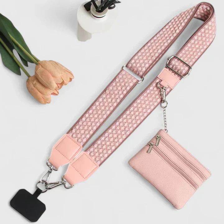 Delyora | Women’s Elegant Phone Holder with Crossbody Strap