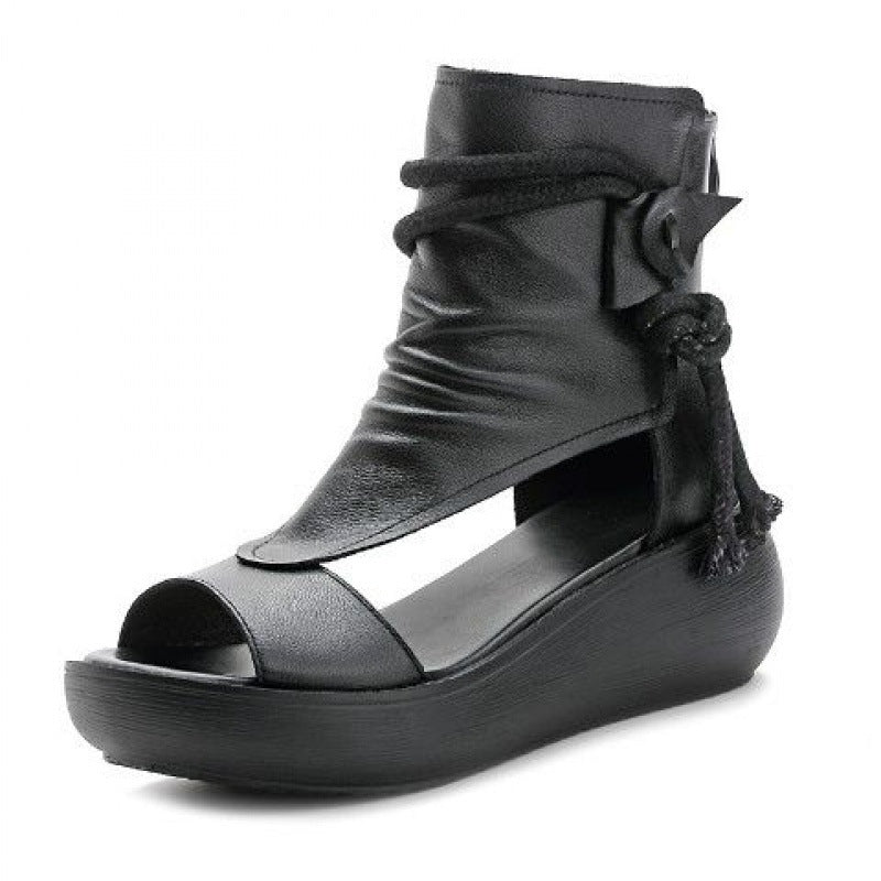 Rosie Kavanagh | Soft Leather Platform Sandals For Women