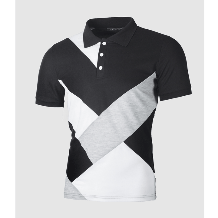 Jasper Reid | Colour Block Polo Shirt For Men