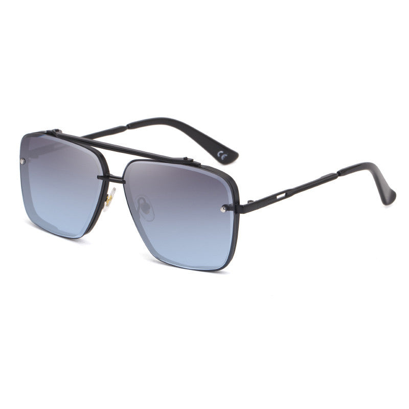 Retro | Women’s Square Metal Sunglasses with Gradient Lenses