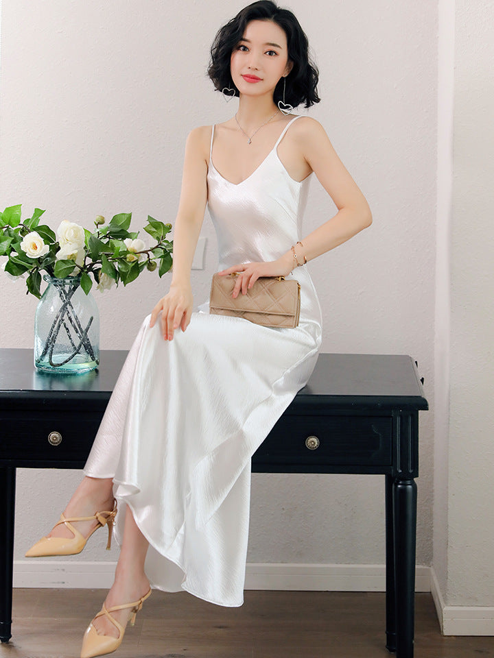 Willow Hensley | Silky Satin Cocktail Dress For Women