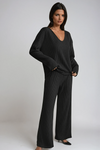 Charlotte Bennett | Ribbed Knit Lounge Set For Women