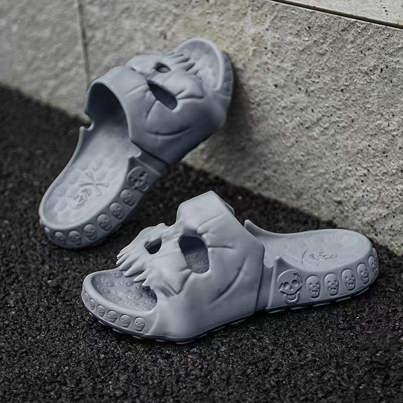 Bone Daddy | Skull Halloween Slippers For Men