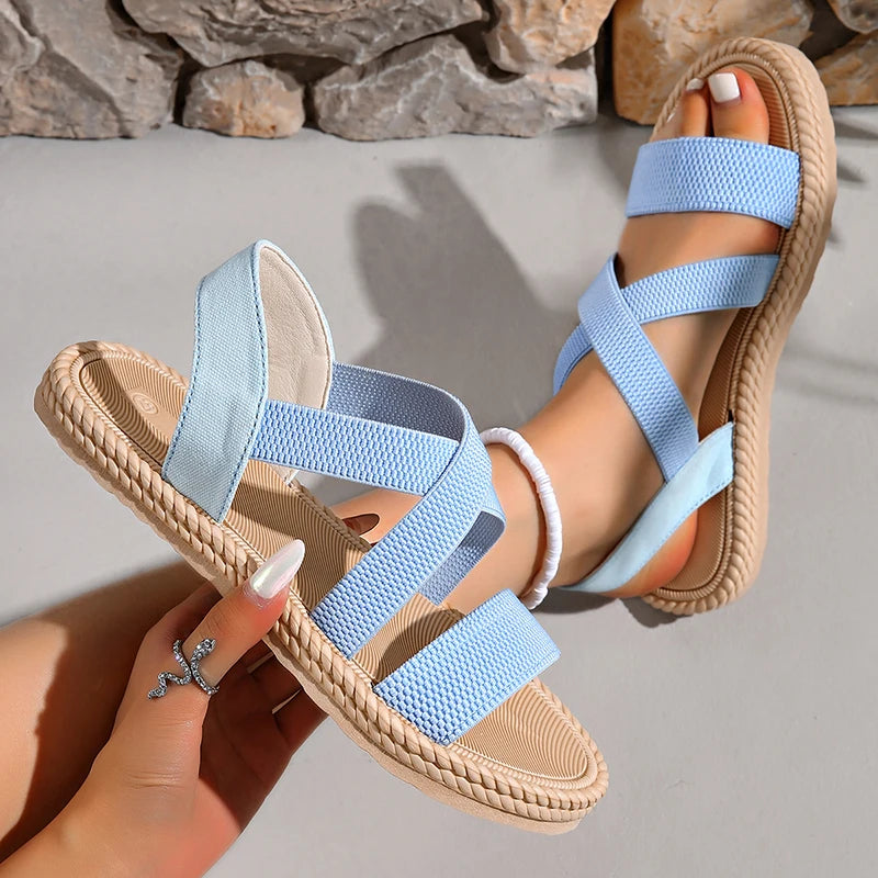 Zaha | Women’s Espadrille Sandals with Cushioned Sole