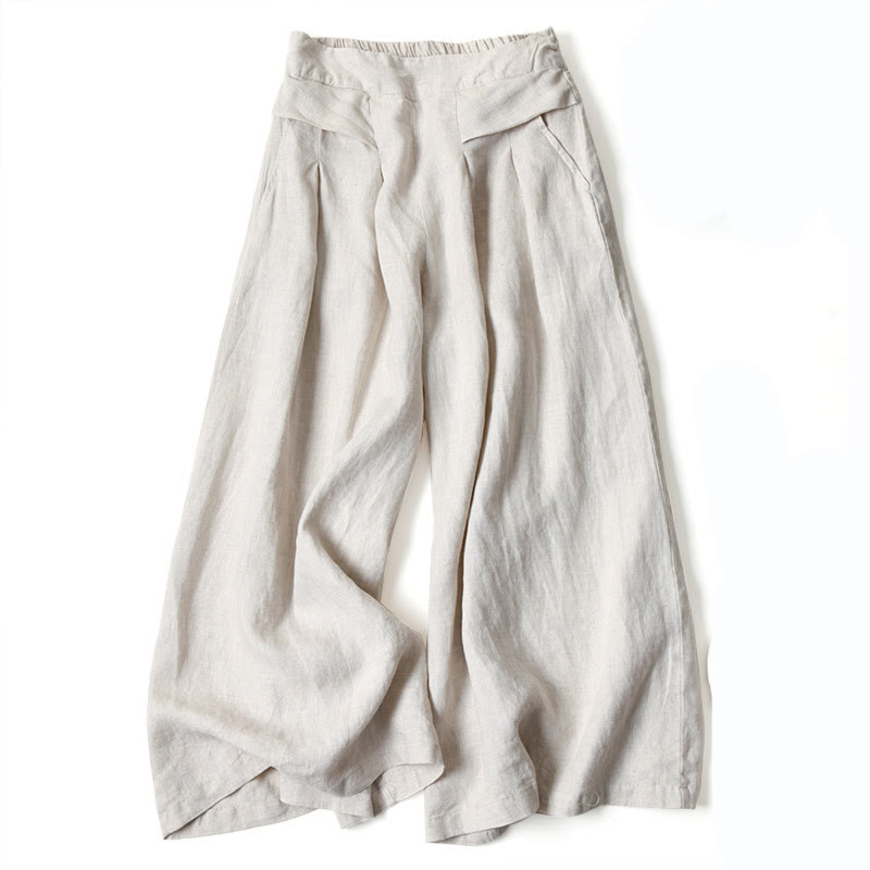 Marisa | Women’s Wide-Leg Relaxed Pants with Soft Waistband