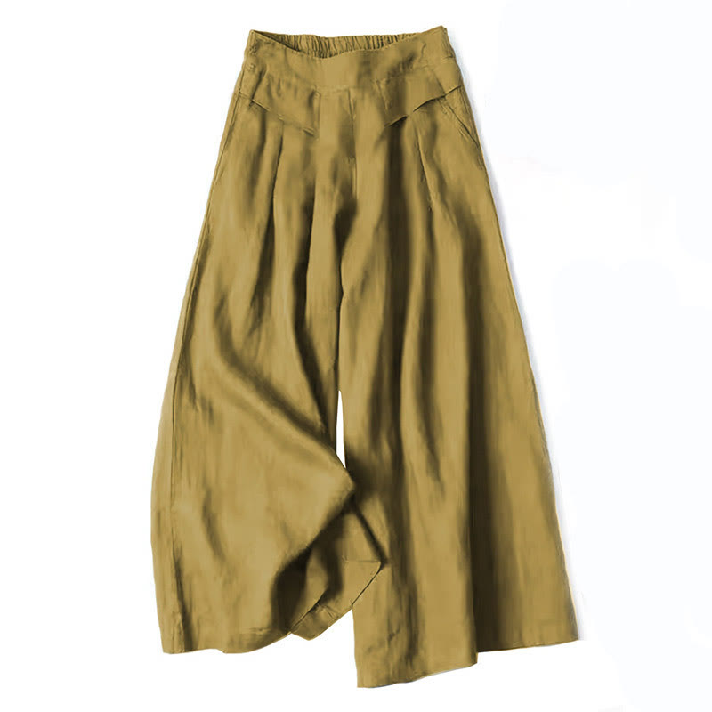 Marisa | Women’s Wide-Leg Relaxed Pants with Soft Waistband