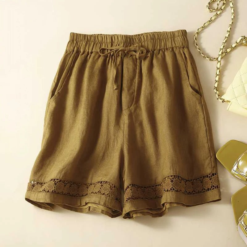 Rica | Women’s Relaxed Shorts with Embroidery