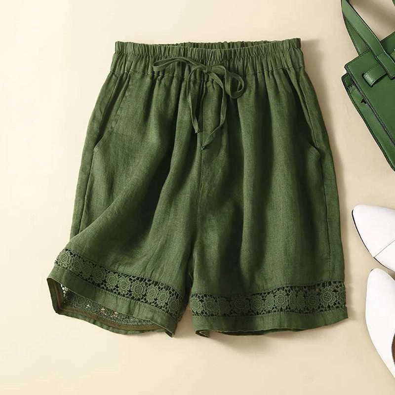 Rica | Women’s Relaxed Shorts with Embroidery