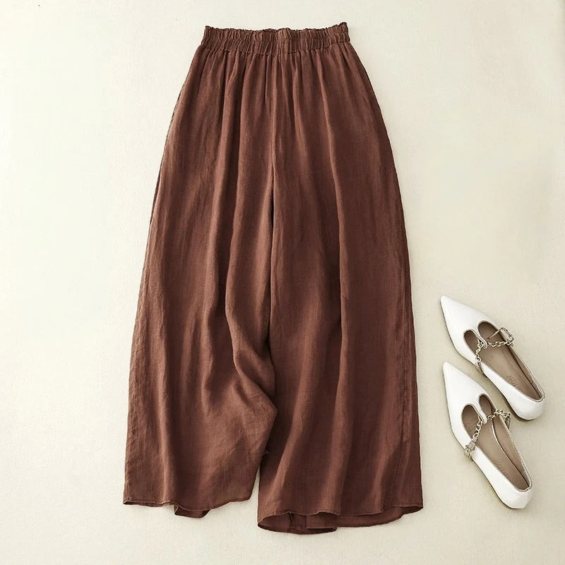 Nicole | Women’s Elegant Loose Waistband Pants with Comfort