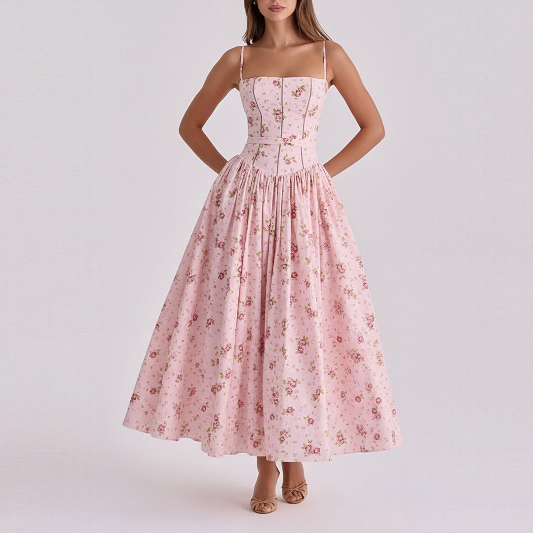 Phoebe Hughes | Floral Print Maxi Dress For Women