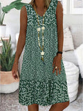 Acacia | Women’s Floral Sleeveless Dress with V-Neck